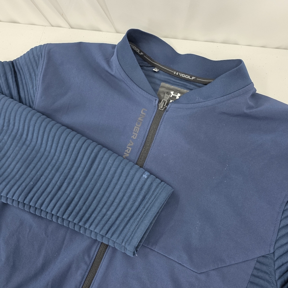 Under Armour Golf Men XL Storm Evolution‎ Daytona Jacket Navy Cold Gear 1360510.